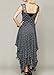 R.Vivimos Womens Sleeveless Backless Asymmetrical Layered Lace Long Dress with Slip Two Pieces (XL, Grey)