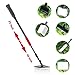capetsma 6-in-1 Aquarium Cleaning kit, Fish Tank Cleaner Set, Including Algae Scraper, Sponge Pad, Fish Net, Gravel Rake and Cleaning Brush, can Reach 32” Depth with The Telescopic Handle