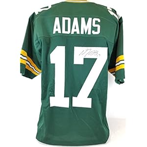 Davante Adams Green Bay Packers Signed Green Jersey JSA Witness Autograph COA 51dqvDykO 2BL