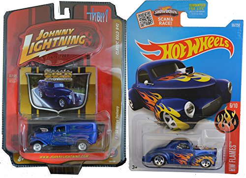 2-car willys set hot wheels 1941 willys & johnny lightning 19…