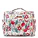 JuJuBe BFF Diaper Backpack, Multi-Functional Convertible + Messenger Bag | Travel-Friendly, Stylish Diaper Bag |Forget Me Not