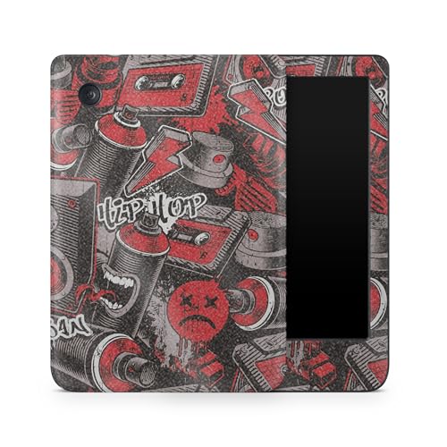 Glossy Glitter E-Reader Skin Compatible with Kobo Clara Colour (2024) - Red Hip…