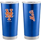 Logo Brands 519-S20T-1: New York Mets 20oz Gameday Stainless Tumbler