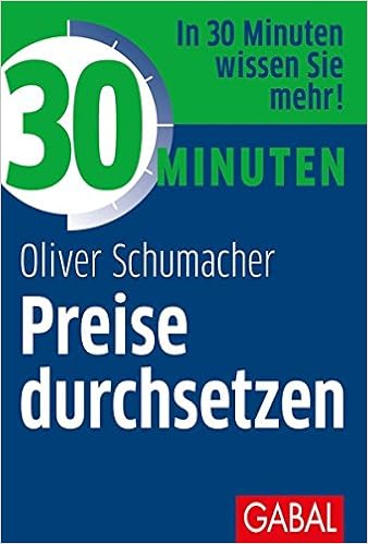 Cover des Buchs: 30 Minuten Preise durchsetzen