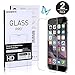 KINGBACK Screen Protector Compatible for iPhone 6Plus, 5.5 Inch Anti-Spy/Anti-Scratch Tempered Glass Film 9H Hardness (2 Pack)