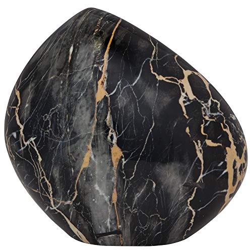 Ansons Urns White Marble Cremation Urn Mountain/Rock Funeral Urn Aluminum Memorial Garden