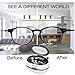 Ultrasonic Cleaner Jewelry Cleaner Denture Cleaner Glass Cleaner with DEGASSING Function, Ultrasonic Cleaner for Jewellery Lenses Watches Etc with Smart Digital Timer 20 Oz Capacity