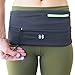 Running Belt, Money Belt, Wide Waist Pack, Fitness Flip Belt, Insulin Pump Belt with Sweatproof pocket - Fits iPhone plus - Includes Free Flashlight - Available in Plus SIzes