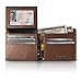 RFID Blocking Leather Wallets For Men, Brown