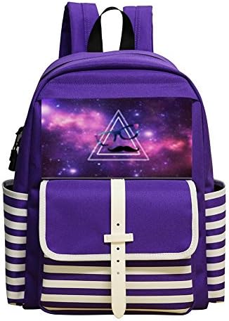 Glasses Unisex Kindergarten Purple Packback School Shoulder Backpack for Girls Boys
