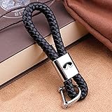Leather Car Keychain with Braided Leather Keychains Fit for Infiniti Q50 Q60 QX30 QX50 QX60 QX60 QX70 Infiniti Accessories Couples Key Ring & Key Chain for Men and Women Car Key Chain Car Keyring