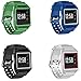 JINGCI Bands with Case for Fitbit Ionic, Shockproof Sport Wristband with 2 Pack Screen Protector for Fitbit Ionic