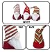 GMOEGEFT Swedish Christmas Gnome Plush, Scandinavian Santa Gnome Tomte, Table Ornaments, Holiday Decorations, 12 Inches, Set of 3 (H)