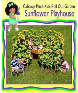 cabbage patch kids growing in the garden