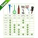 Green Earth Plant Self Spikes System with Slow Release Control Valve Switch, Automatic Vacation Drip Irrigation Watering Devices,Care Your Indoor & Outdoor Home Office Plants-12 Pack