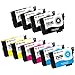 GPC Image Remanufactured Ink Cartridge Replacement for Epson 252 252XL T252XL to use with Workforce Wf-7720 Wf-7710 Wf-7210 Wf-3620 Wf-7610 Printer (4 Black, 2 Cyan, 2 Magenta, 2 Yellow, 10-Pack)