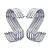 Outus 20 Pack Heavy Duty S Hooks 3.6 Inch Large Steel S Shaped Hooks for Hanging Jeans Pans Pots Plants Bags Towels Kitchen Closet Hook Hanger