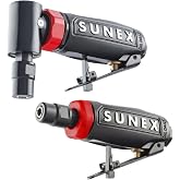 Sunex SX300 Tools Mini Right Angle And Straight Die Grinder Combo