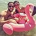 Whiteleopard Baby Pool Float, Flamingo Inflatable Rafts Swim Ring Swimming Pool Toys for Kids- Bonus Carry Bag & Flamingo Drink Float
