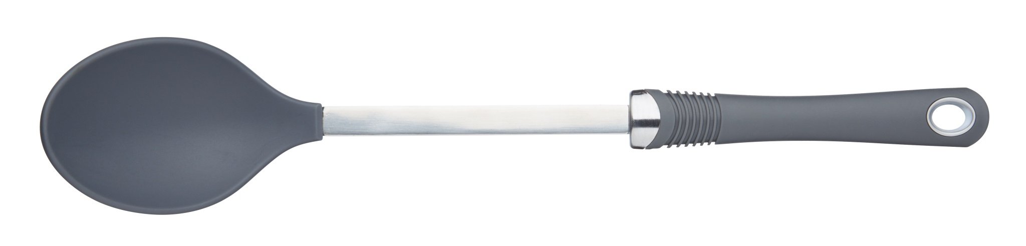 KitchenCraft Professional Nylon Cooking Spoon, Heat Resistant Cooking Kitchen Utensil, Ideal for Stirring Soups, Sauces or Stews, Spoon for Non-Stick Cookware, Dishwasher Safe, 35.5cm