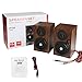 INSMART Computer Speakers, Speaker for Desktop Computer, 3.5mm Audio Interface and USB Powered PC Speaker, 10W Wooden Stereo Computer Speaker with Volume Control (P100)