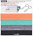 Workout Headbands for Women Men, Highly Absorbent Non-Slip Sweatbands, Super Soft Stretchy Bandana Headband, Sweat Wicking Head Band for Sports Fitness Fashion Running Yoga Exercise Tennis (4-Pack)