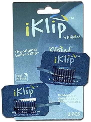 iKlip / 2 Klipped Stick On Kippah Clips by Klipped Kippah
