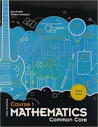 Mathematics Common Core Course 1 All In One Student Workbook Version A Prentice Hall 9781256737216 Amazon Com Books