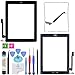 OmniRepairs-for iPad 4 (4th Generation) Glass Touch Screen Digitizer OEM Assembly Replacement with Home Button Flex, Adhesive Tape, Midframe Bezel, Screen Protector, and Repair Toolkit (iPad 4 Black)