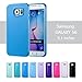 Technext020 Galaxy S6 Blue Silicone Case - Slim Fit Protective Back Cover
