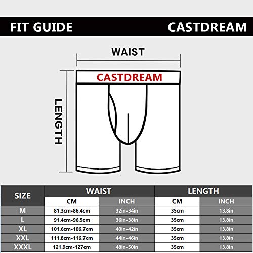 EGOOG Men's Underwear Bamboo Boxer Briefs for Men Pack Fly Front