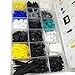 CNIKESIN Universal 730Pcs Auto Fastener Clips Door Trim Panel Clip 17 Kinds Mixed Bumper Clips Rivet Retainer Fender Fasteners for BMW TOYATA Volkswagen ECT