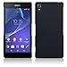 Sony Xperia Z2 Case, Terrapin [Extra Slim Fit] Hybrid Rubberized [Black] Protective Hard Case for Sony Xperia Z2 - Black