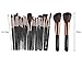 22Pcs Pro Make Up Brush Set - Powder Foundation Brushes Lip Eyeshadow EyeBrow Eyeliner Blending Brush Cosmetic Makeup Brushes Tools Kit