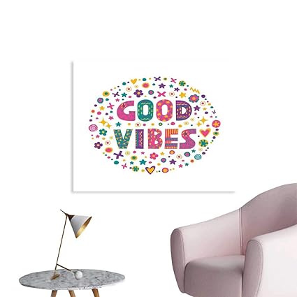 Amazon Com J Chief Sky Good Vibes Wall Decor Word Art Theme