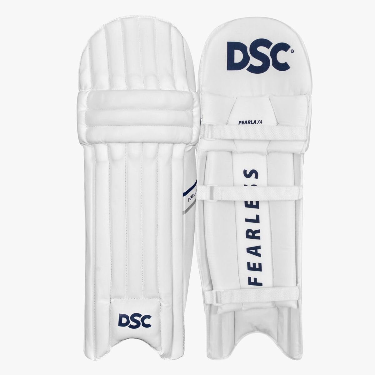 DSC Pearla X4 Batting Legguard | Material: PVC | for Men & Boys | Lightweight | Maximum Shock Absorption Enhanced Protection and Comfort