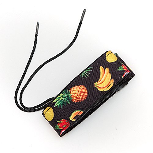 CLOUDMUSIC Hawaiian Ukulele Strap With Tropical Fruits Pinapple Lemon Banana Papaya Flowers For Soprano Concert Tenor Baritone