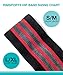 RIMSports Hip Resistance Bands for Legs and Butt Fabric Hip Bands Non-Slip Exercise Bands and Workout Bands Cloth Booty Bands Workout Loop Bands and Glute Bands Hip Bands for Working Out