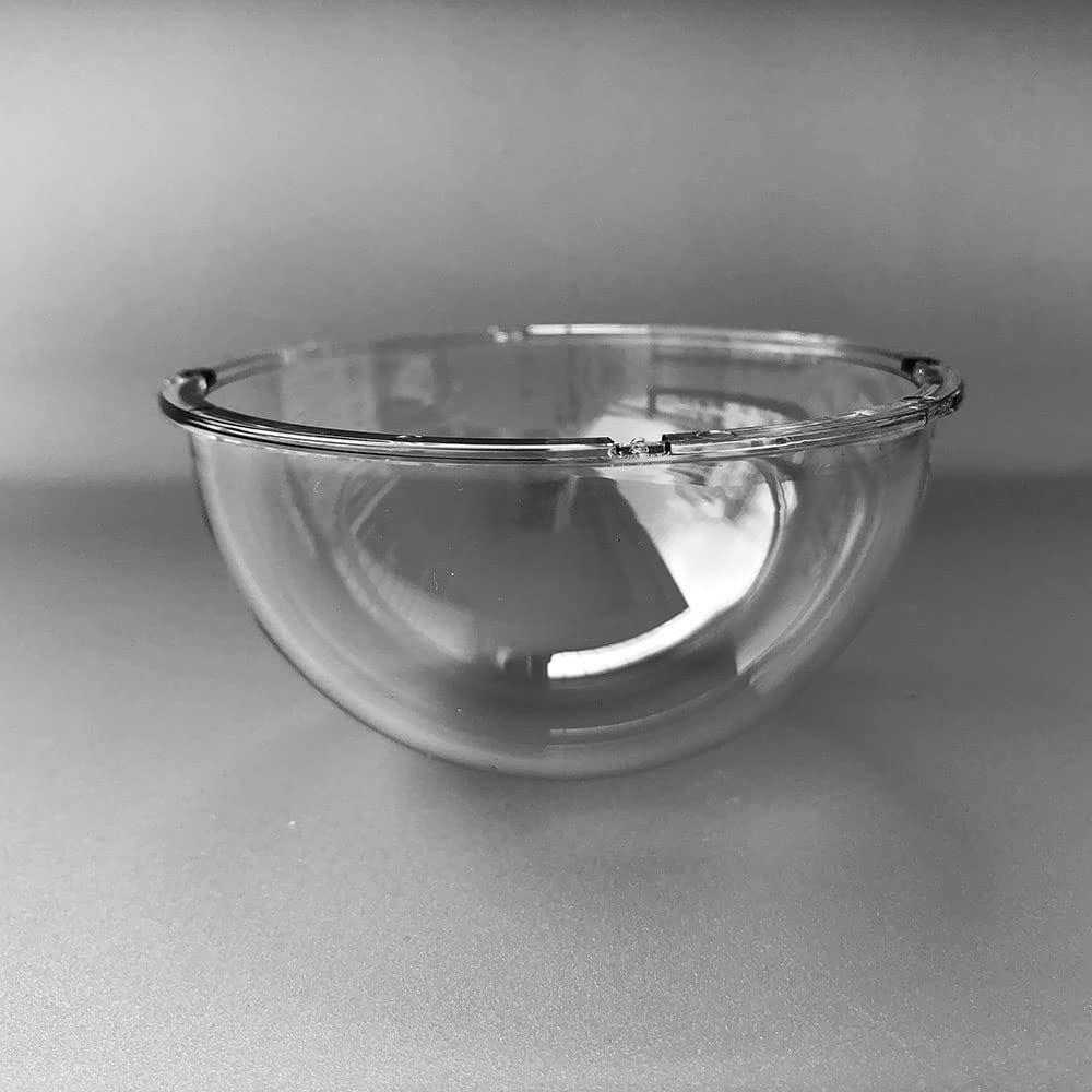 3.3 Inch Acrylic Clear Dome Cover, Security CCTV Camera Housing Transparent Case Cover, Outer Clear Glass Hemisphere Shell for Hikvision Samsung 85x45mm, Non-Electronic Replacement Cover