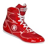 Ringside 3/4 Top Boxing Shoe (Red, 10)