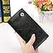 caseen BELLA Wallet Clutch Purse Case for Apple iPhone XS Max XR XS X 8 7 6S 6 Plus, Samsung Galaxy S9/S9 Plus/S8/S8 Plus/Note 9 Note 8, Google Pixel 2 HTC LG Sony MOTO & more (Black, Large Size)