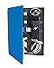 Strapbook Elastic Grid Organizer Book for Electronics Accessories Travel Cables Chargers and More (Blue)