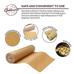 Unbleached Parchment Paper Roll for Baking, 2 Pack