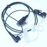 Advanced Nipple Covert Acoustic Tube Bodyguard FBI Earpiece Headset Mic PTT for Motorola Two Way Radio Walkie Talkie 2pin