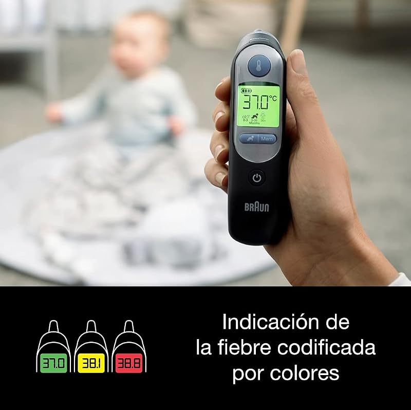ThermoScan 7 Termómetro de oído | Tecnología Age Precision | Negro