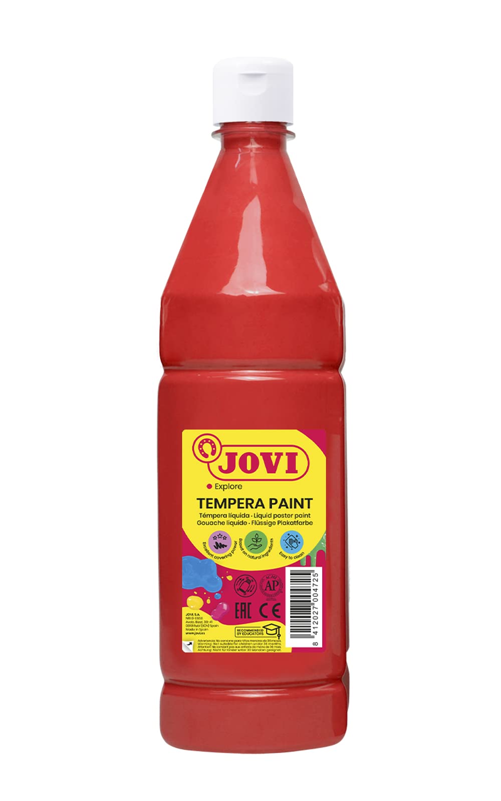 TEMPERA LIQUIDA JOVI 511 1000CC BERMELLON (ROJO)