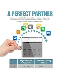 Tarjeta micro SD de 64 GB, tarjeta de memoria SD de BOYMXU con adaptador, tarjeta de memoria de alta velocidad para tablet Samsung.