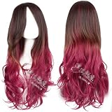 80cm Fashion Long Cosplay Curly Hair Gradient Full Wig ( by champper )