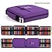 Pencil Case Holder Slot - Holds 260 Colored Pencils or 180 Gel Pens with Zipper Closure - Large Capacity Polyester Pen Organizer for Watercolor Pens or Markers - Perfect for Artist Box Purple