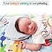 E-A Baby Pillow Preventing Flat Head Syndrome, Head Shaping for Infant, Peacefuly Sleep for Newborn, Cute Breathable and Soft Cover, Blue or Pink
